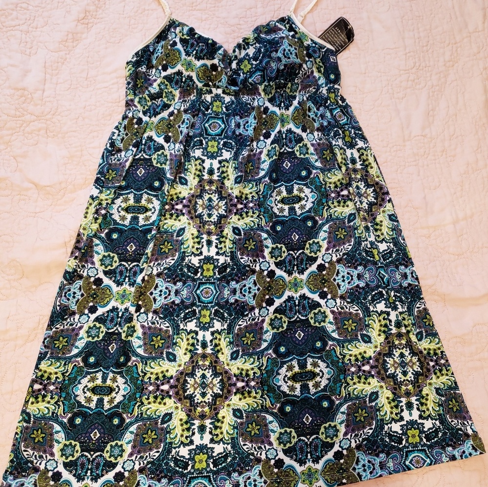 J.T.B. Paisley Dress size XL NWT